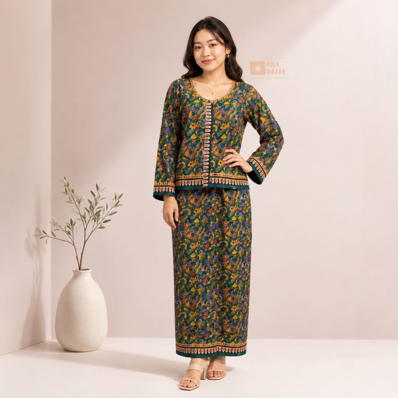 Singapuri Dress - Blue